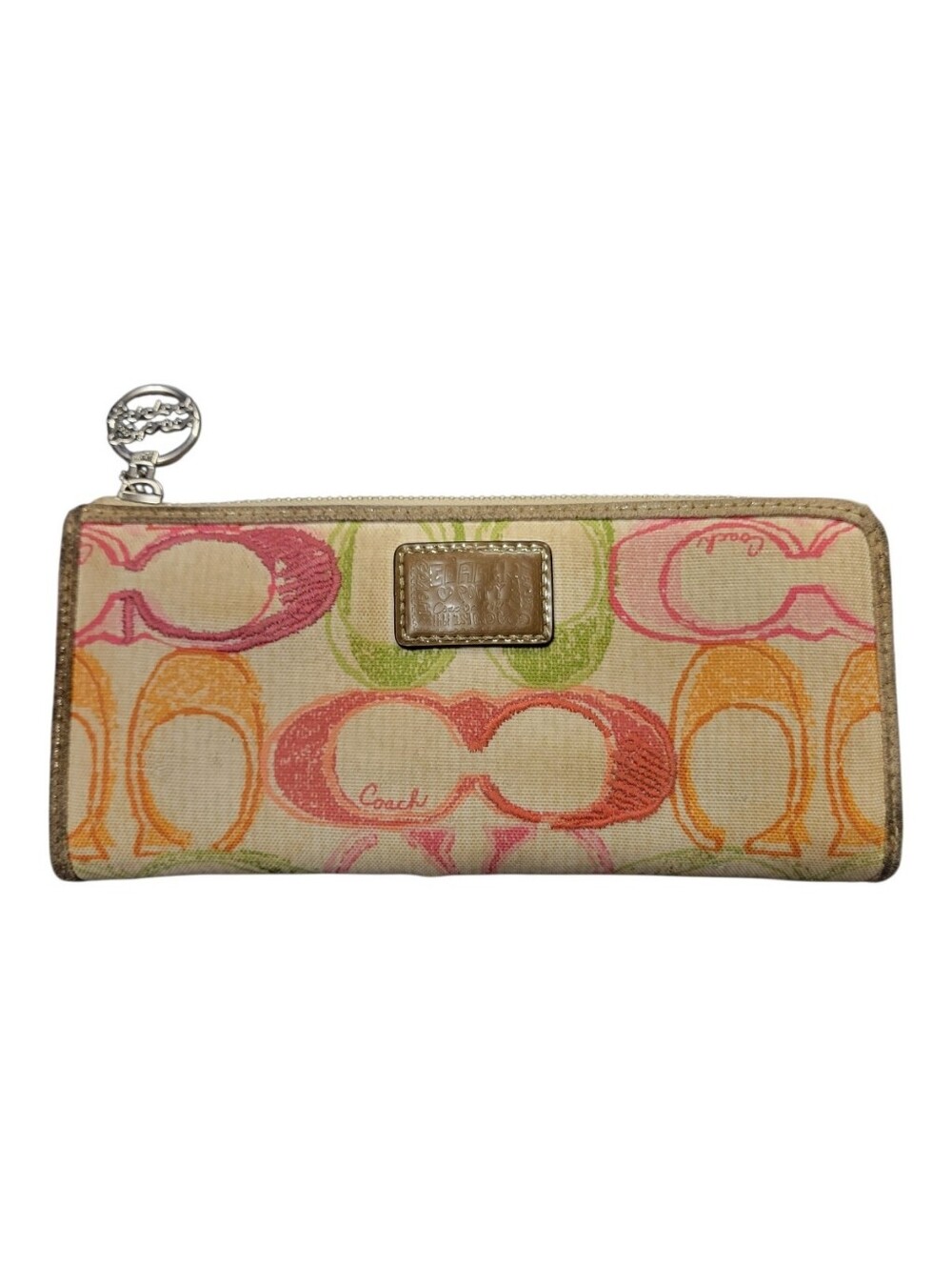 Coach Poppy Vintage Dream C Watercolour Slim Wallet